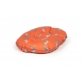 Large Orange Hare Print Cushion Dog Bed - Danish Design Woodland Hare 33" - 84cm